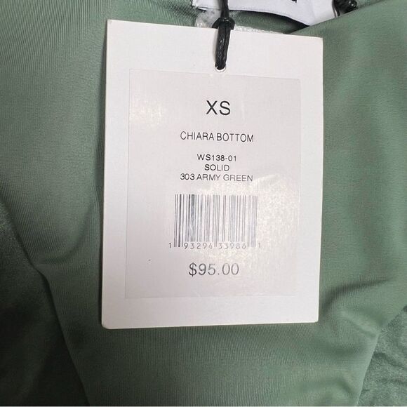 Onia CHIARA bottoms 🔥 NWT 🔥 army green 🔥 XS - Picture 2 of 3